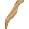 Ekena Millwork 6"W x 22"D x 34"H Funston Rough Sawn Knee Brace, Western Red Cedar BRC06X22X34FST00RWR - alternate 2